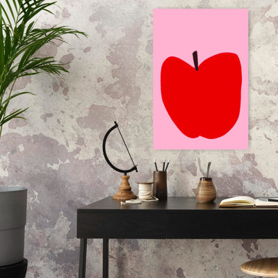 Art mural Crimson Simplicity