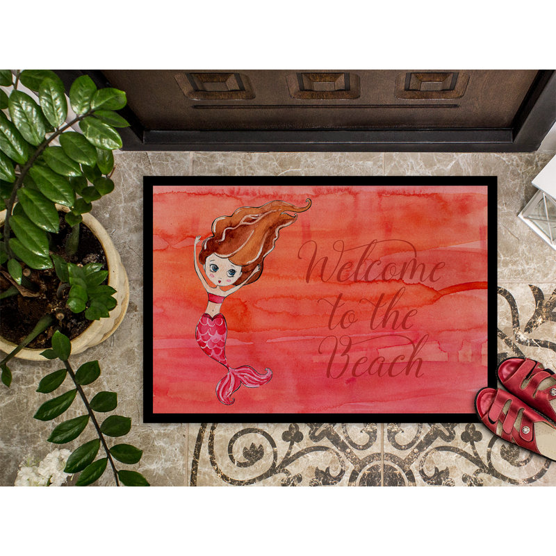 Non-Slip Outdoor Doormat, Rectangle 18" x 27"
