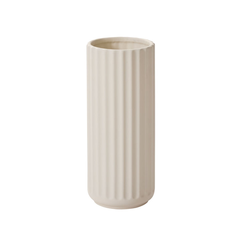 Vase Ady Beam 5 po x 12 po, Blanc