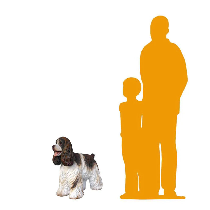Statue de chien anglais Cocker Spaniel