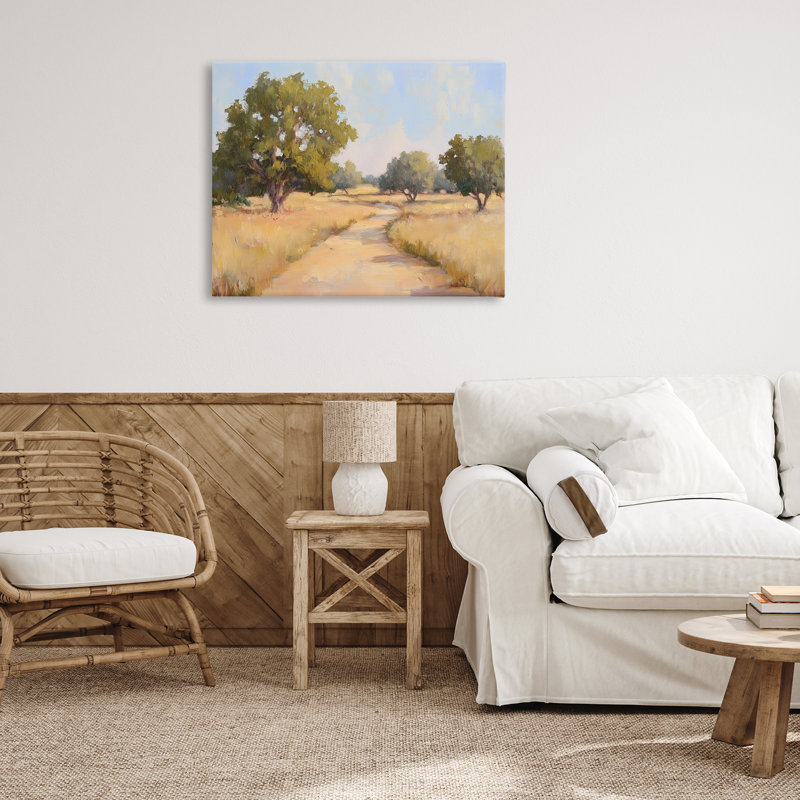 «Getting Lost Natural Field Canvas», conception par Petal Prints Design, H 30 po x l 40 po
