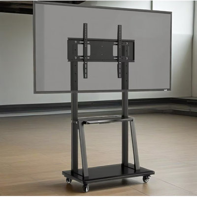 JYXCN Professional Grade Smart Board Cart | 32-70 Inch Adaptability, Rubberized Non-Skid Wheels