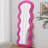 Flannel Full Length Wave Rose Floor Mirror With Stand For Bedroom Living Room Hanging Or Against The Wall-1289160403