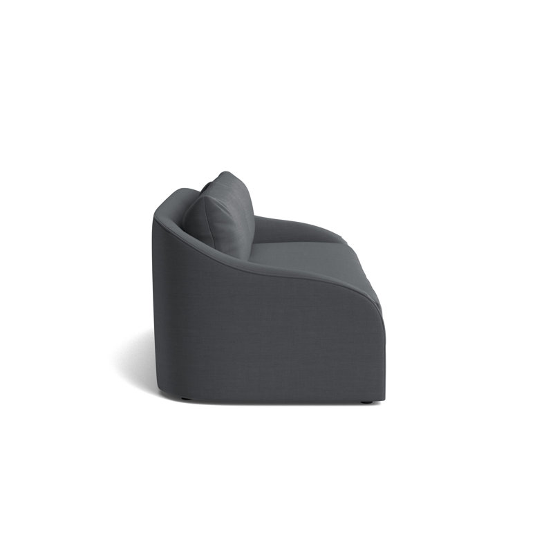 Laurel 90 Sofa, Performance Linen - Charcoal