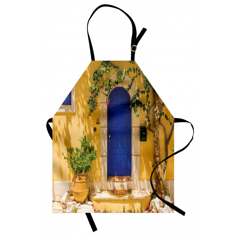 Tablier de porte à maison grecque