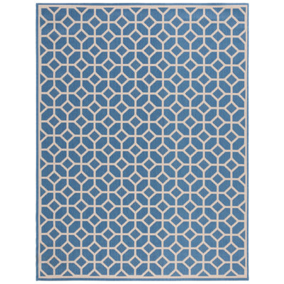 Tapis d'intérieur / extérieur à motif géométrique MSR Bh Martha Stewart