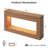 63'' W Console Table With Tri-color Led Lights & Storage