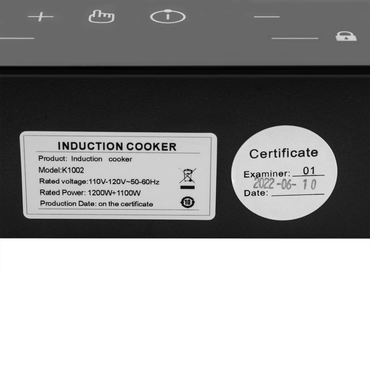 4000W Digital Dual Induction Cooktop Countertop/Built in 2 Burner