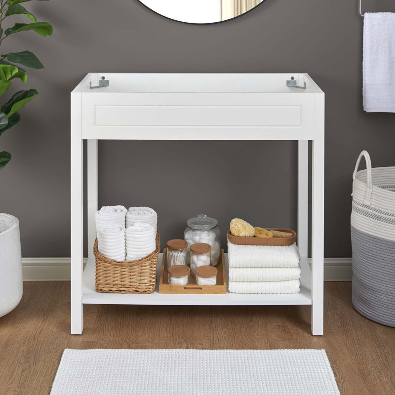 Armoire de meuble-lavabo 36 po Altura, Blanc