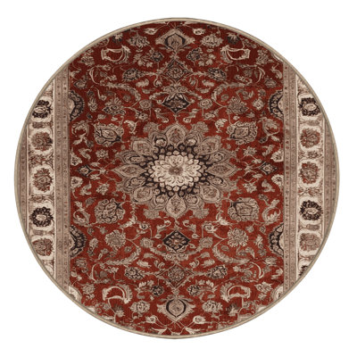 Machine Washable Persian Brown Area Rug