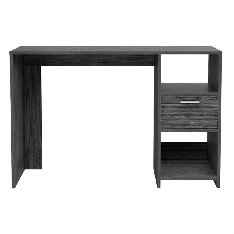 2-Shelf 1-Drawer Writing Desk, Oak