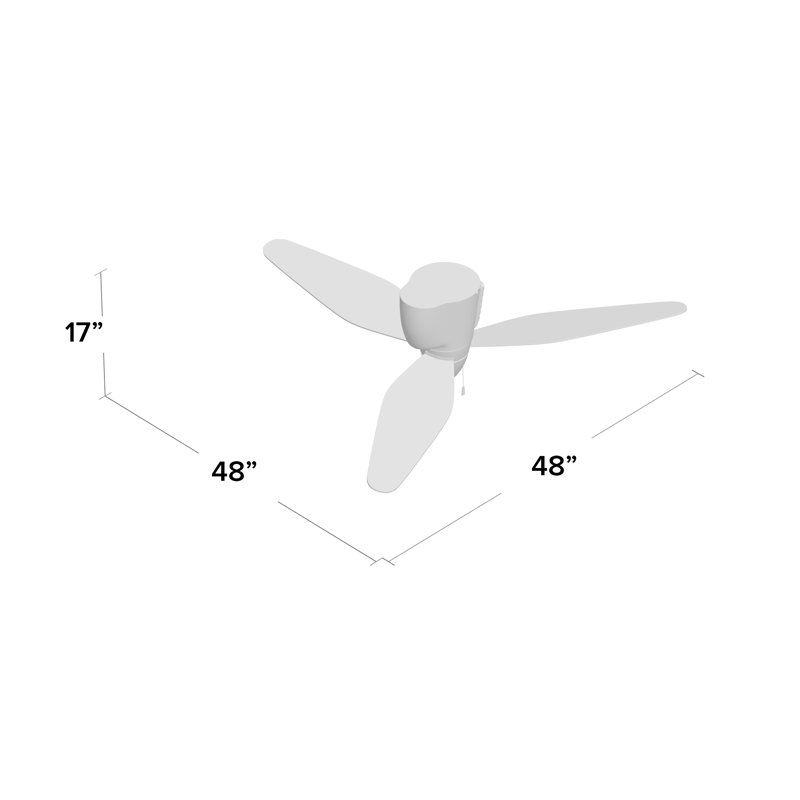 WarPlanes 48'' Ceiling Fan with Light Kit