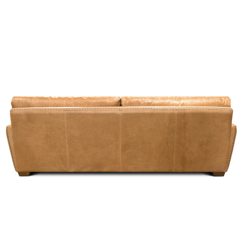 City Cowboy Leather Sofa, Nutmeg, Mustang (Maestro Artisano)