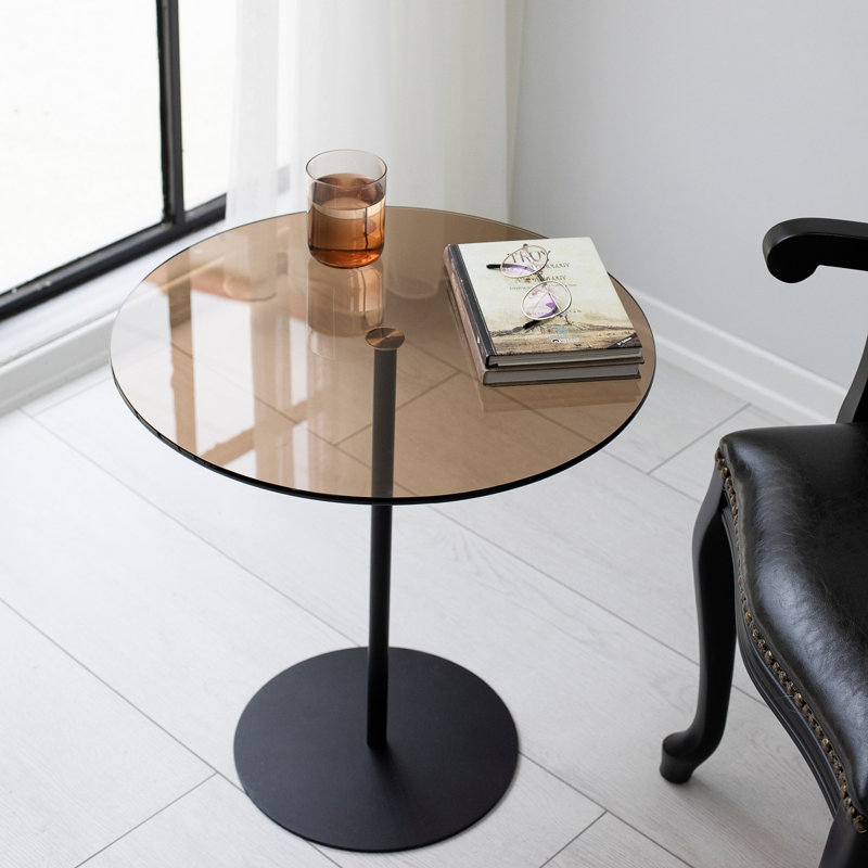 Siyan End Table, Bronze, Black
