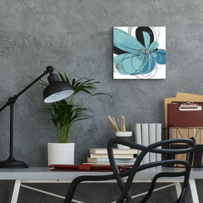 «Azul Poetry 2» par Jan Weiss, art mural en verre acrylique