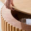 Table basse ronde en MDF avec rangement-332990704