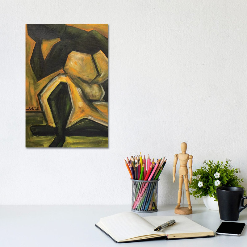Fixin' My Blues by Akaimi The Artist - Wrapped Canvas Print, 20.32 cm H x 30.48 cm W