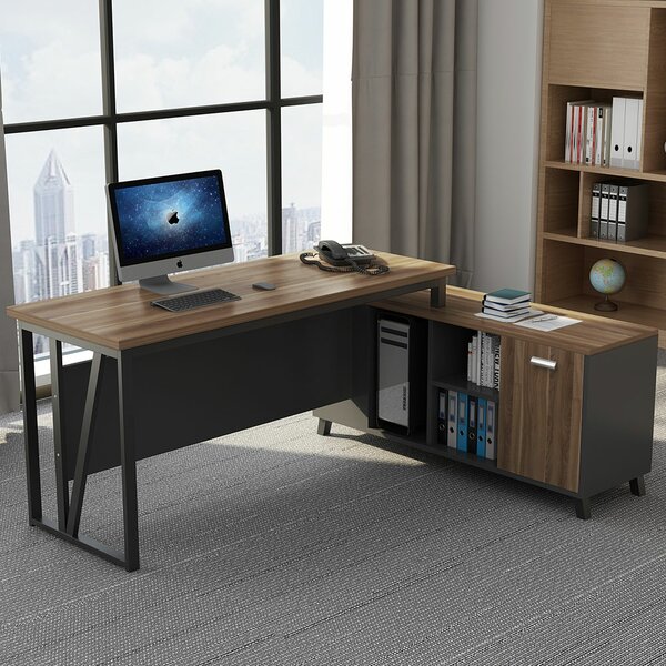 Ebern Designs Coe 55.11'' Desk & Reviews | Wayfair