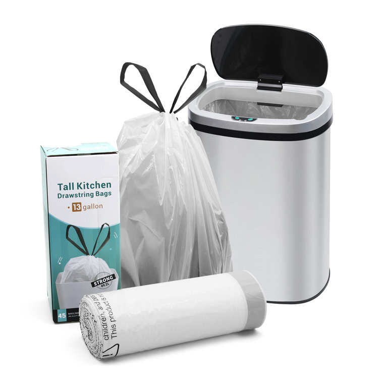ANMINY 45 Gallons Plastic Trash Bags - 25 Count - Wayfair Canada