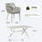 12 Pieces Outdoor Dining Set With 2 Rectangular Dining Table And 10 Chairs-1786356260-1786356259-1786356257