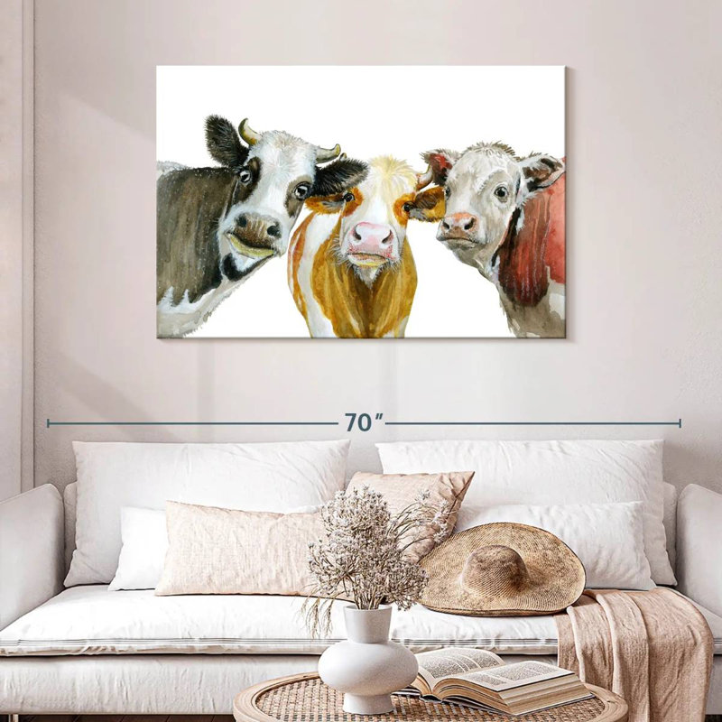 Brampt Cows, 30" H x 45" W
