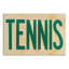 « tennis sign », art textuel sur toile