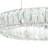 Edolie Integrated LED 32in 1 Ring Chrome Chandelier