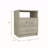 2-Drawer 1-Shelf Rectangle Nightstand