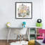 Cadre flottant Jungle Wildlife Lion, design par Cecilia Battaini-22580553-22580660