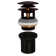 Integrated Overflow Drain 1-1/2 in. NPSM Coarse Thread Tip-Toe Mechanism with ABS Adapter