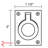 1 1/8" Center to CenterExpression Recessed Pull