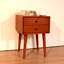 Table de chevet avec 2 tiroirs, petite table d'appoint avec rangement-34059050