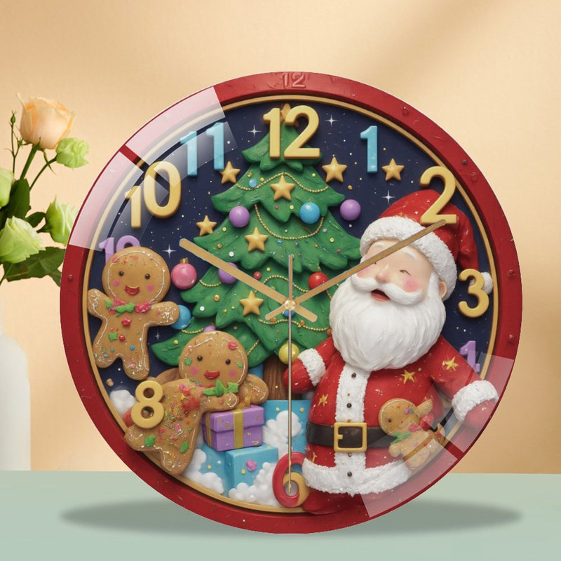 12'' Modern Glass Wall Clock