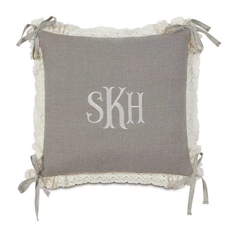Sabelle Linen Square Pillow Cover & Insert, Yes