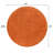 Antto Solid Low-Pile Orange Rug-221582196
