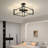 4 Head Ceiling Lamp Flush Mount Lighting Fixture E26 110V