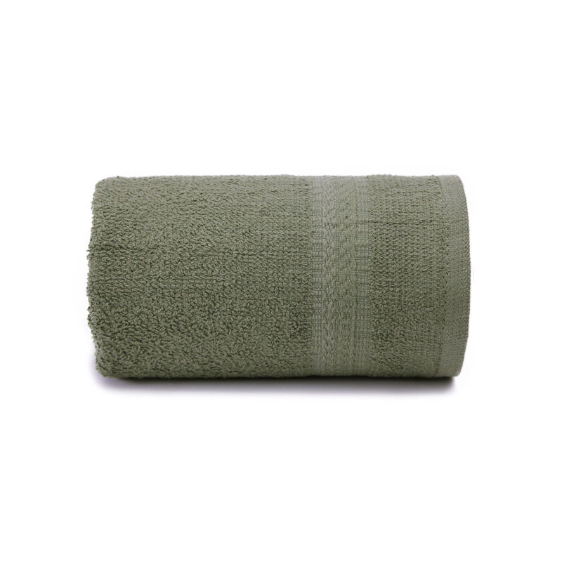Ensemble de 12 serviettes de toilette en coton 100%, Vert sauge
