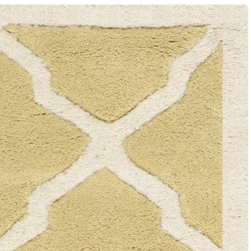 Terral Geometric Wool Hand Woven Area Rug, Rectangle 152 x 244 cm