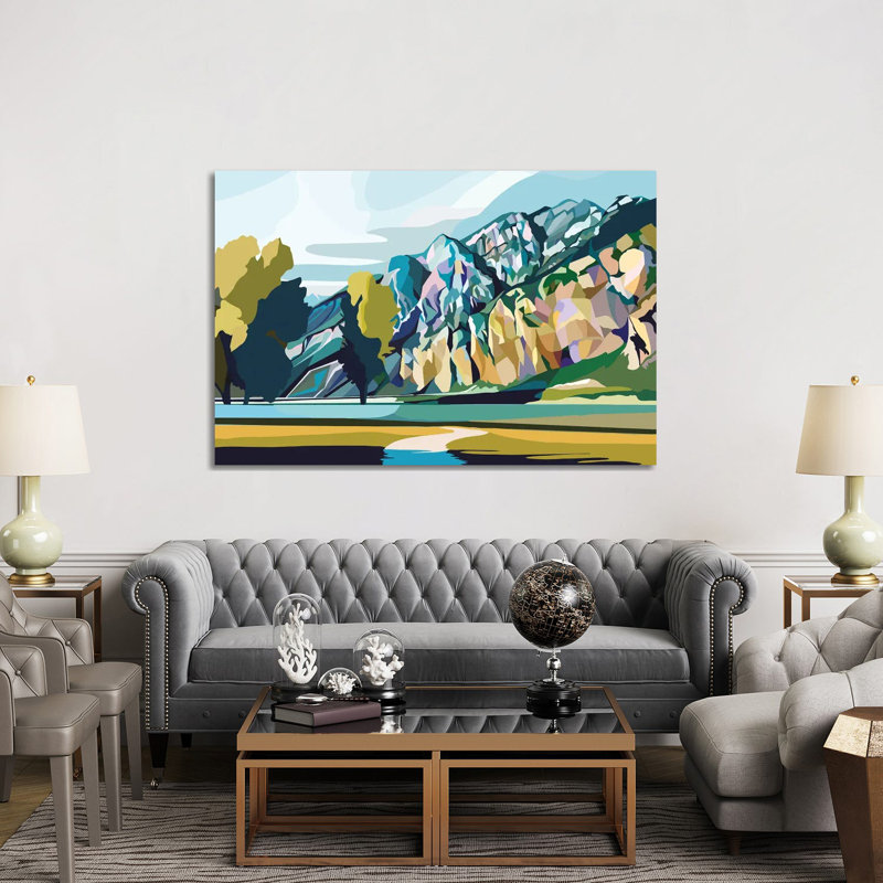 Côme - reproduction d'art mural - toile tendue, H 40 po x l 60 po, Toile tendue, Ne s’applique pas
