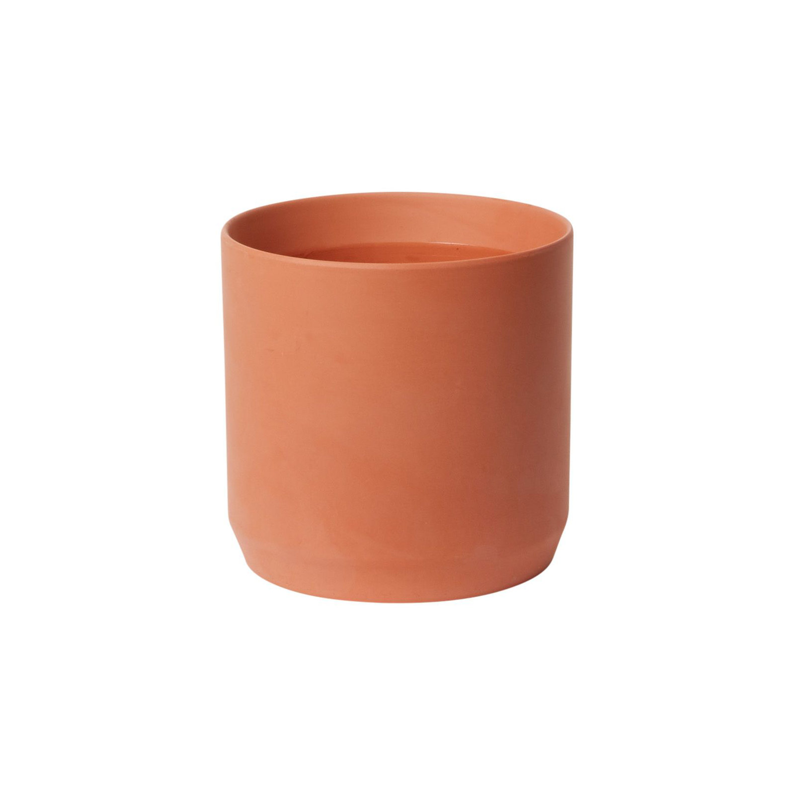 Parsons Handmade Ceramic Pot Planter, 6.75" H x 7" W x 7" D, Terracotta