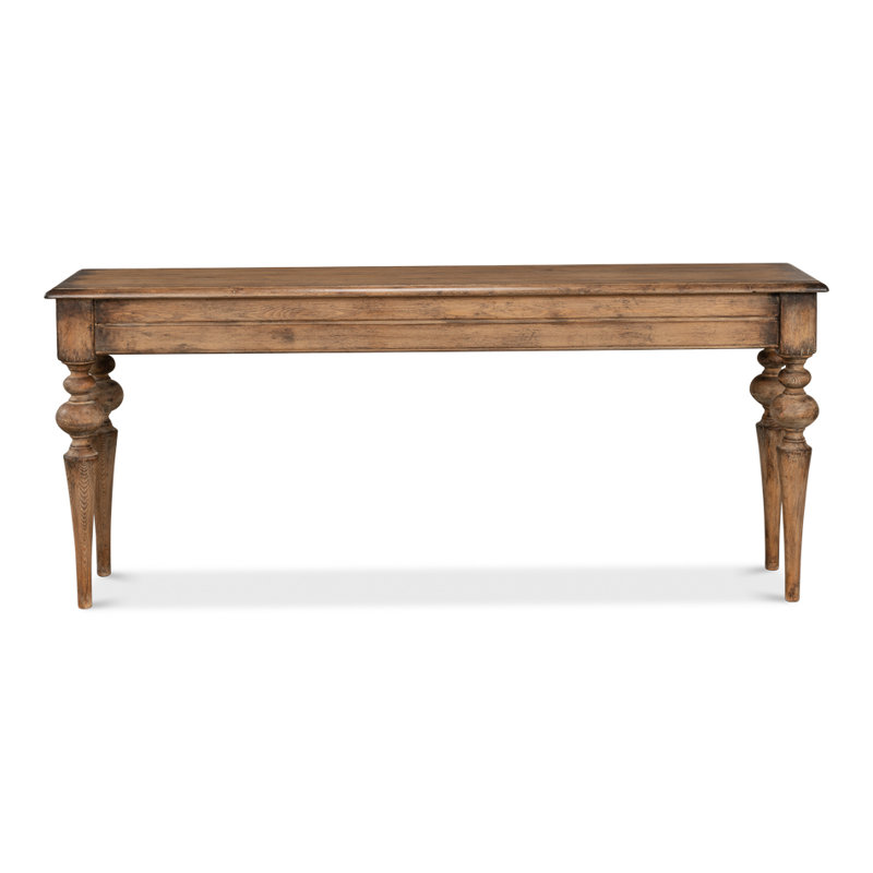 Hudson 73'' W Solid Wood Console Table, Brown