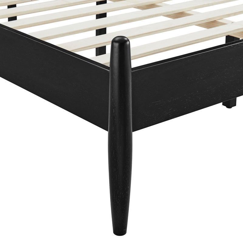Zane King Size Spindle Bed In Black, Black, King