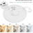 12" LED Flush Mount Ceiling Light 4 Pack, 24W Slim Dimmable 5CCT 3200LM