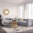 92.1" Velvet Rolled Arm Sofa-465162171-518835698