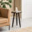 Amber Solid Wood Round Top End Table-951380378