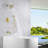 SUMERAIN Complete Shower System with Rough-in Valve, Tub and Shower Faucet with Handheld Shower-65006221