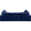 Canapé modulaire réversible en velours de 120 po de large avec repose-pieds Hocroft-87141488