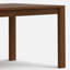 Table de salle à manger Wilson en placage de noyer