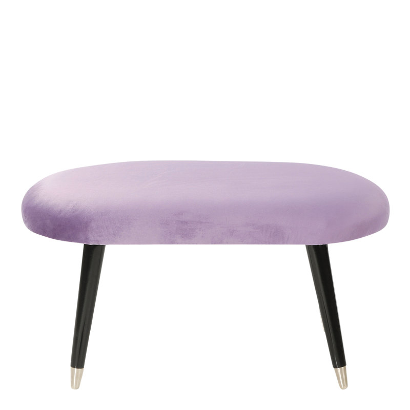 Emi Upholstered Bench, Violet