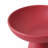 Cole and Grey Ceramic Red Large Decorative Bowl with Elevated Base